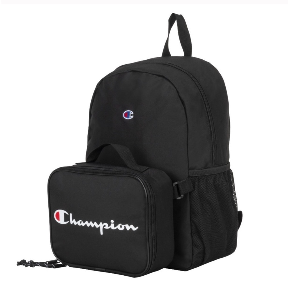 NWT. Champion Munch Backpack Lunch Kit (Black)